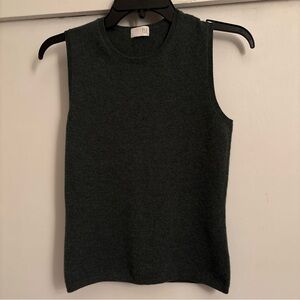 TSE Women's cashmere Sage green Sleeveless sweater